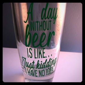 Funny Beer glass